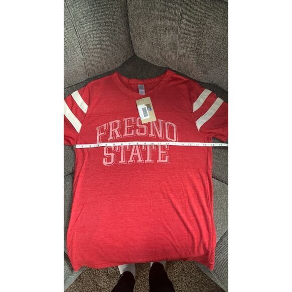 Alternative Fresno State red football tee shirt sz small - Picture 5 of 7